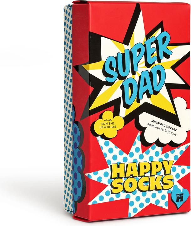 Immagine prodotto Happy Socks Set regalo per la festa del papà (confezione da 3, 41 - 46)