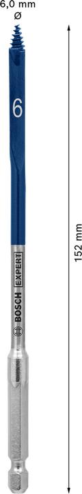 Produktbild Bosch Professional Zubehör Expert Self Cut Speed Flachfräsbohrer (6 Millimeter)