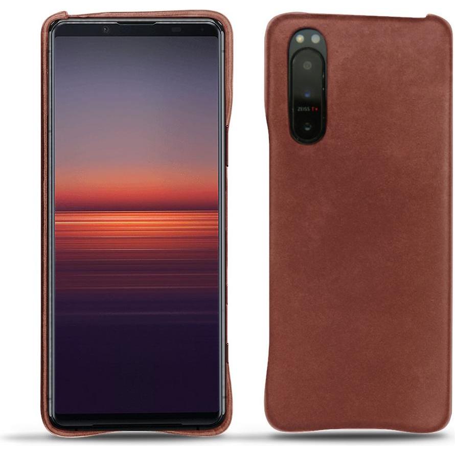 Noreve Lederschutzhülle (Sony Xperia 5 II), Smartphone Hülle, Rot