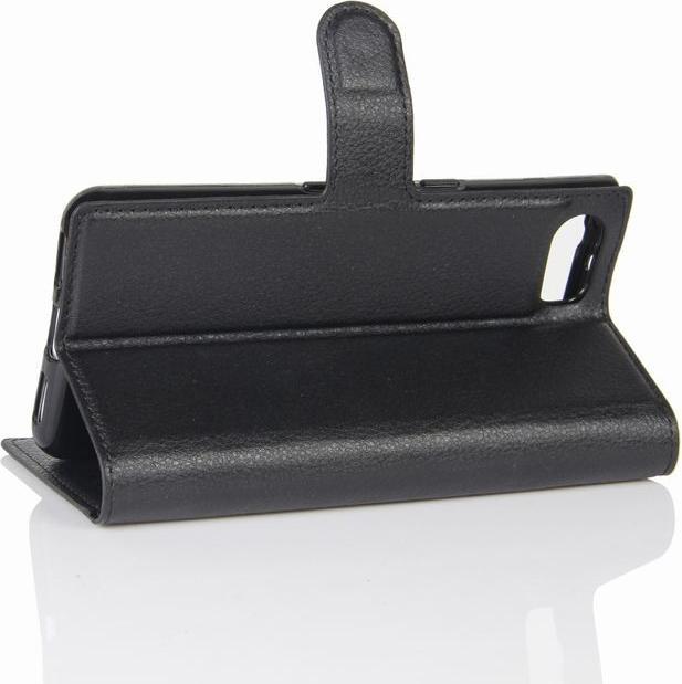 Produktbild MU Classic Litchi Leder Bookcover (Blackberry KEYone)