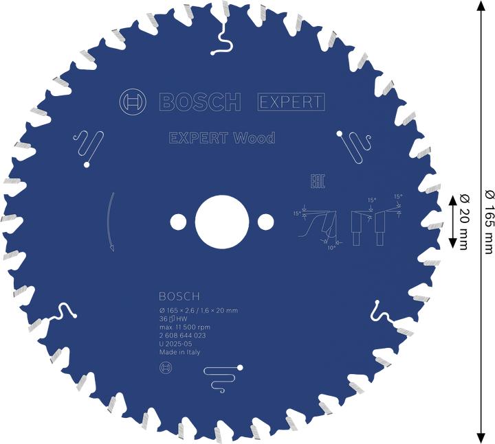 Immagine prodotto Bosch Professional Zubehör Lama di sega circolare Expert for Wood