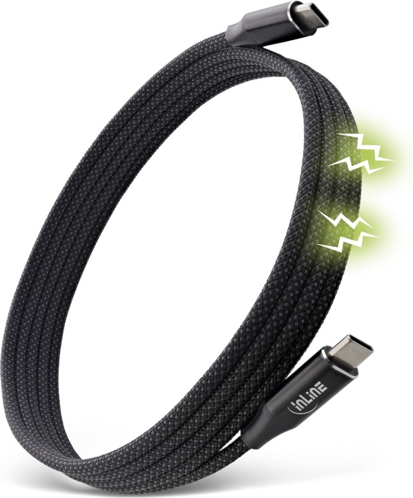 Produktbild InLine Magnetic USB-C Kabel (2 m, USB 2.0)