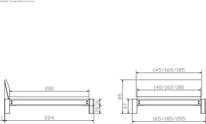 Produktbild Hasena San Felipe 20 (160 x 200 cm)