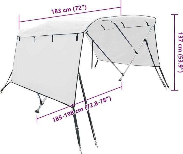 Actual product image vidaXL Bimini-Top