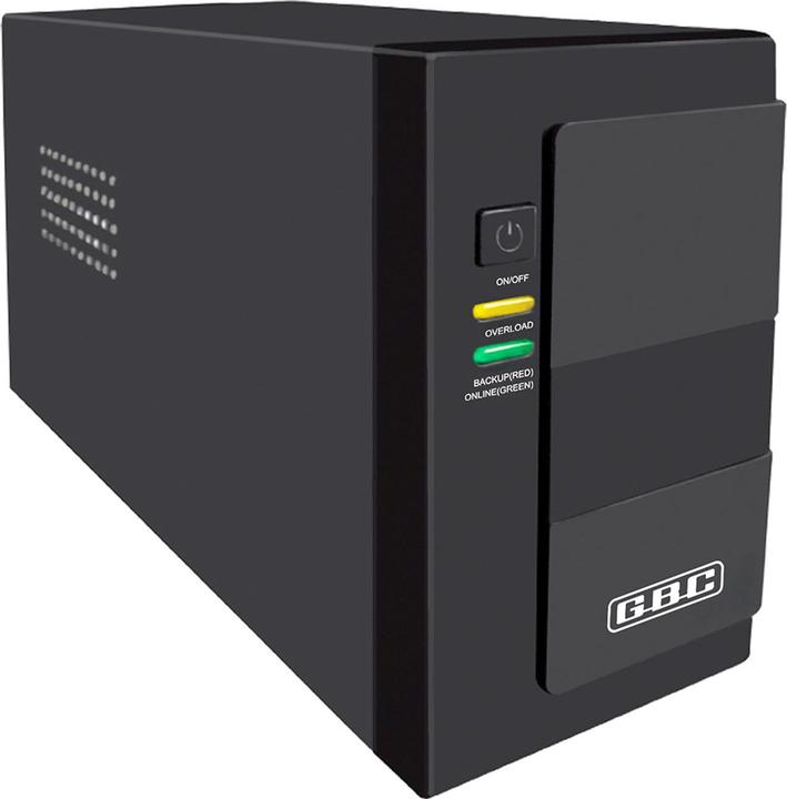 Image du produit GBC USV Unterbrechungsfreie Stromversorgung 800VA 480W, AVR Spannungsregler, 2x IEC, 12V 9Ah Batterie (800 VA, 480 W, ASI line-interactive)