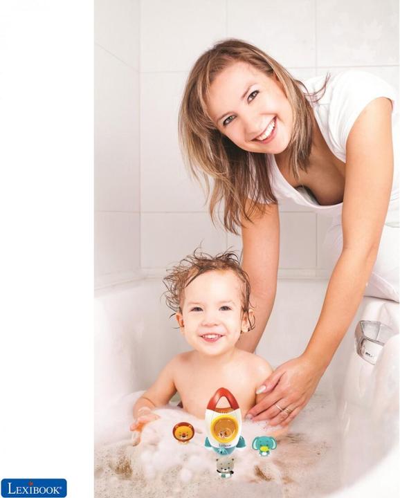 Image du produit Lexibook Space rocket bath toy set with 3 squeezable animals