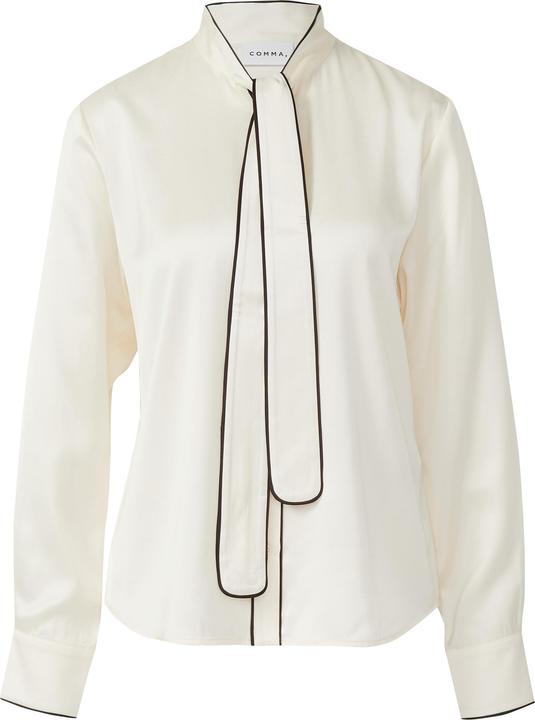 Immagine prodotto Comma Bluse Satinbluse mit Schluppenkragen (36)
