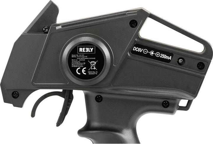 Actual product image Reely GT2+2 GYRO pistol grip remote control 2.4 GHz Number of channels: 4 incl. receiver