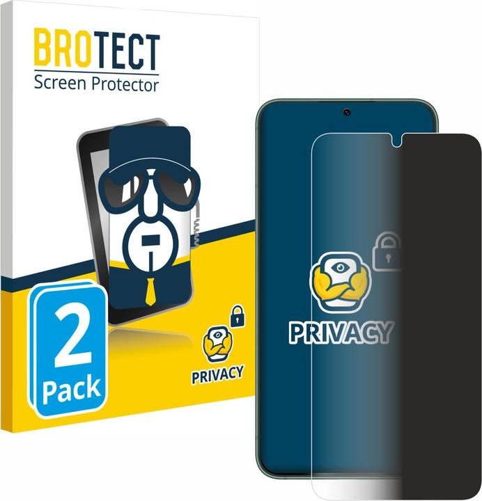 BROTECT Sichtschutzfolie Anti-Spy Privacy Folie Blaulicht-Schutz (2 Stk., Samsung Galaxy S22+ 5G)