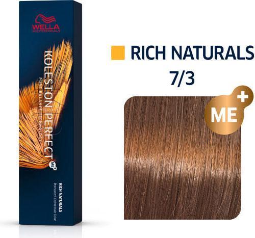 Produktbild Wella Koleston Perfect Me+ Rich Naturals (7/3 mittelblond gold)