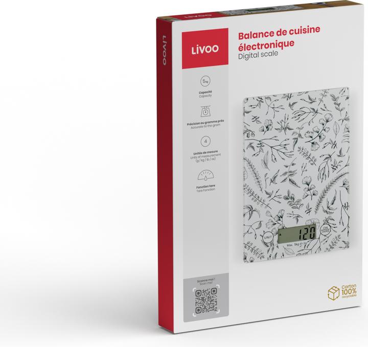 Immagine prodotto Livoo Bilancia da cucina elettronica