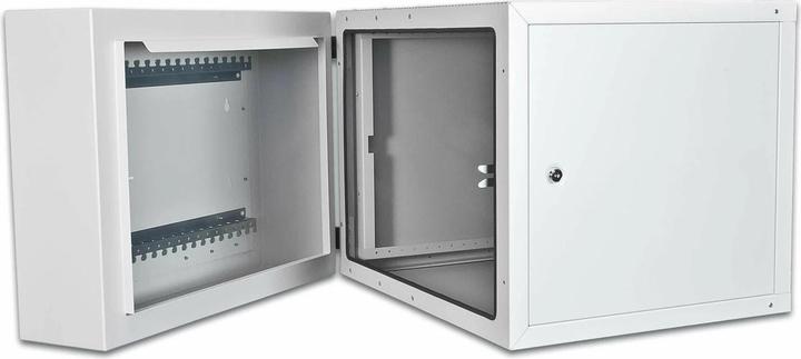 Actual product image Wirewin 19" 2-piece wall cabinet, gray (6 RU, 19 inch rack)