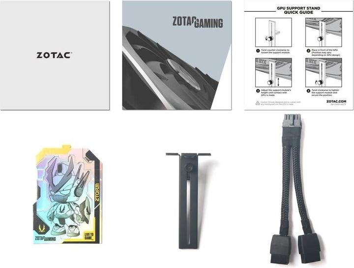 Actual product image Zotac GeForce RTX 4070 SUPER Trinity Black (12 GB)