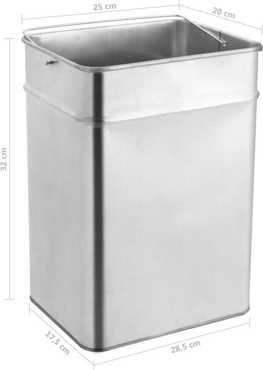 Image du produit vidaXL Aschenbecher Mülleimer (36 l)