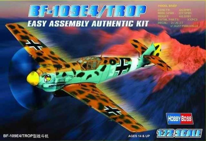 Actual product image Hobby Boss Bf 109 E4 TROP