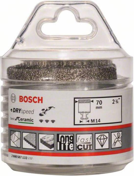 Produktbild Bosch Professional Zubehör PRO Core Cutter dry, 70 x 35 x 22,23 mm (70 mm)