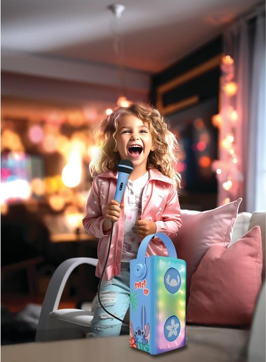 Actual product image Lexibook Bluetooth speaker Luminous Stitch with microphone