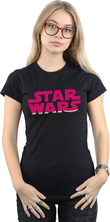 Immagine prodotto Star Wars Watermelon Logo Maglietta Donna (XXL)