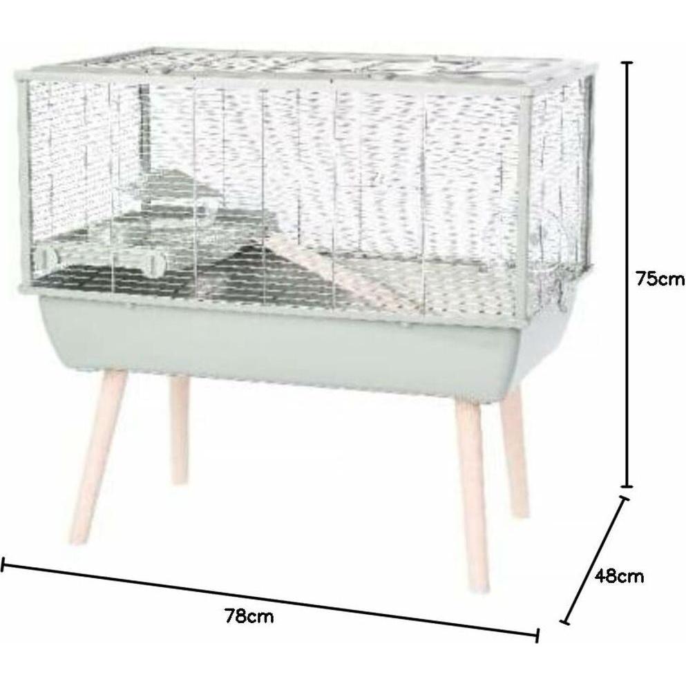 Cage pour hamster - 80 cm - Zolux NEOLIFE verte