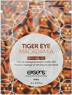 Produktbild Exsens TIGER EYE MACADAMIA Organic Massage Oil with stones (3 ml x 10 szt.)