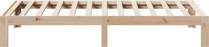 Produktbild vidaXL Massivholzbett ohne Matratze Weiss 180x200 cm Kiefernholz Bettrahmen (180 x 200 cm)