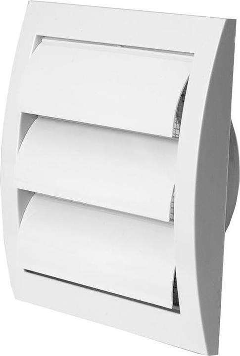 Europlast GRILLE WITH SHUTTERS 148X153/D100, WHITE