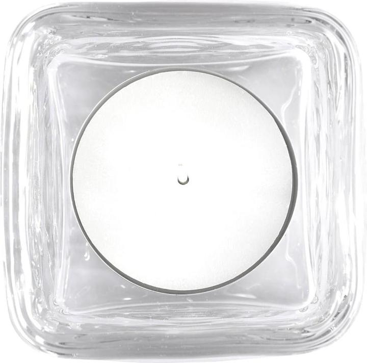 Produktbild Glasi Hergiswil Teelichthalter in Würfel-Form (9 x 9 cm)