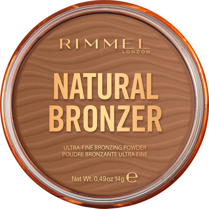 Rimmel London Rimmel Natural Bronzer, 14 g, Puder, Gesicht, Sunset, Palette, Bräunung (003 Sunset, Bronzer, 14 g)