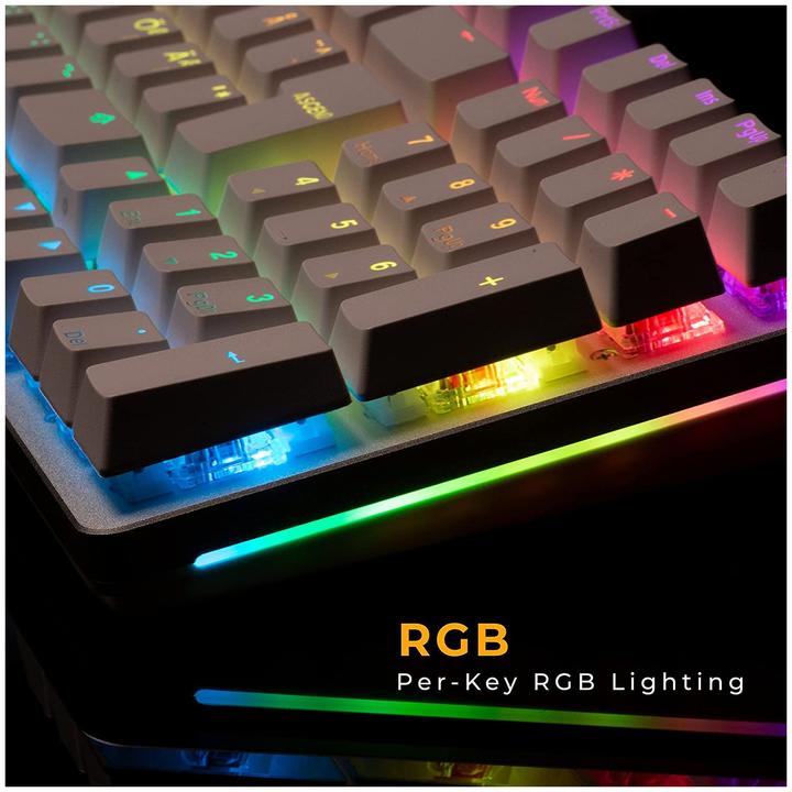 Actual product image Glorious PC Gaming Race GMMK 2 Full-Size Keyboard - Fox Switches, US Layout (US, Cable)
