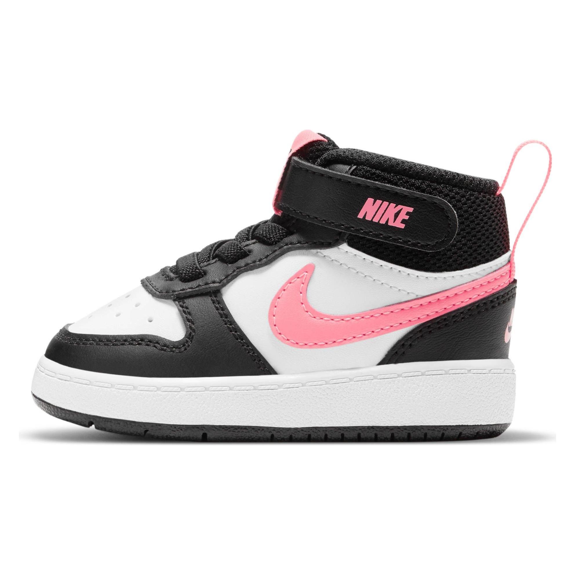 Nike, Unisex, Sneakers, Court Borough Schuhe, Weiss, Schwarz, Pink