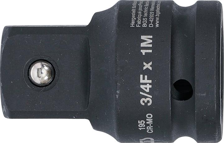 Actual product image BGS Power socket spanner adapter