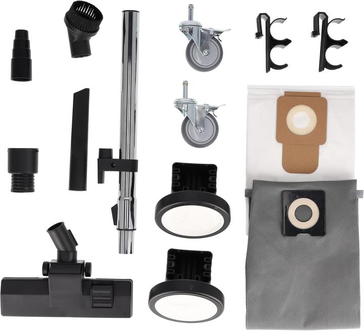 Image du produit Dedra Aspirateur industriel avec nettoyage automatique du filtre et connexion pour compresseur (Aspirateur eau et poussière)