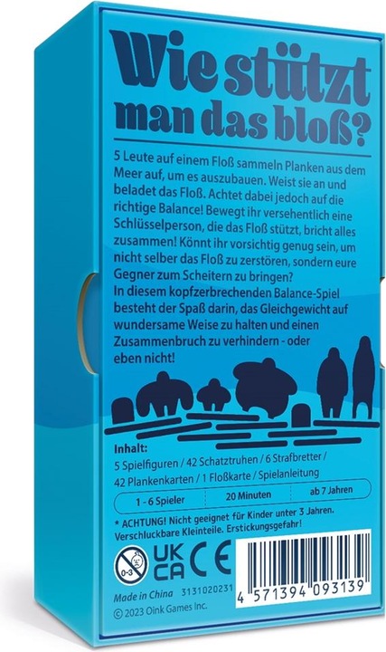 Actual product image Oink Games Nothing goes without a raft (d,f) (German, English, French)