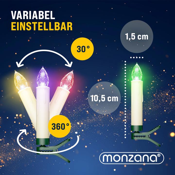 Actual product image Monzana Christmas tree candles (30 x)