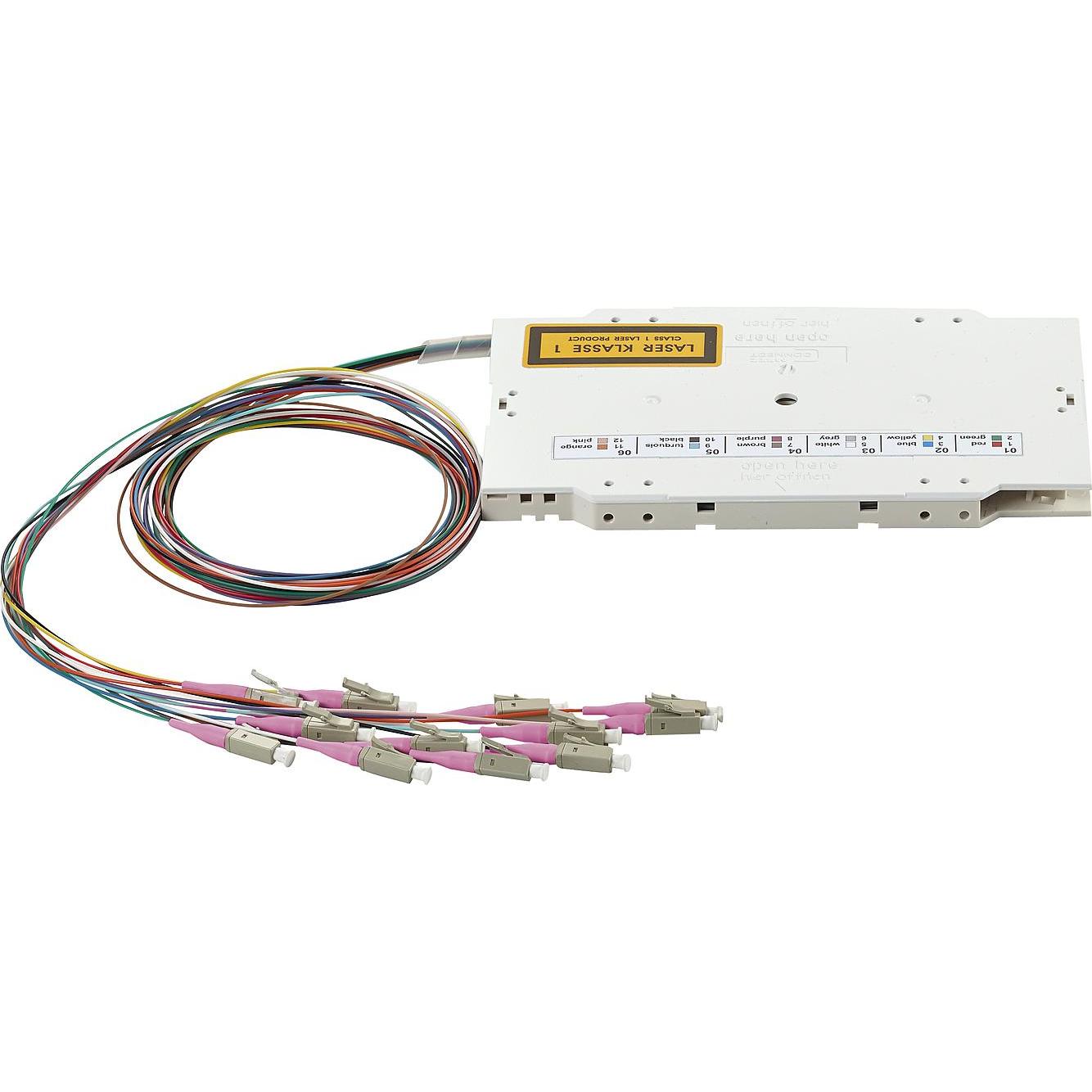 Metz Connect 150927JO00-E OpDAT VS 12xLC-PC OM4 Crimp 150927JO00-E, Server Zubehör, Grau
