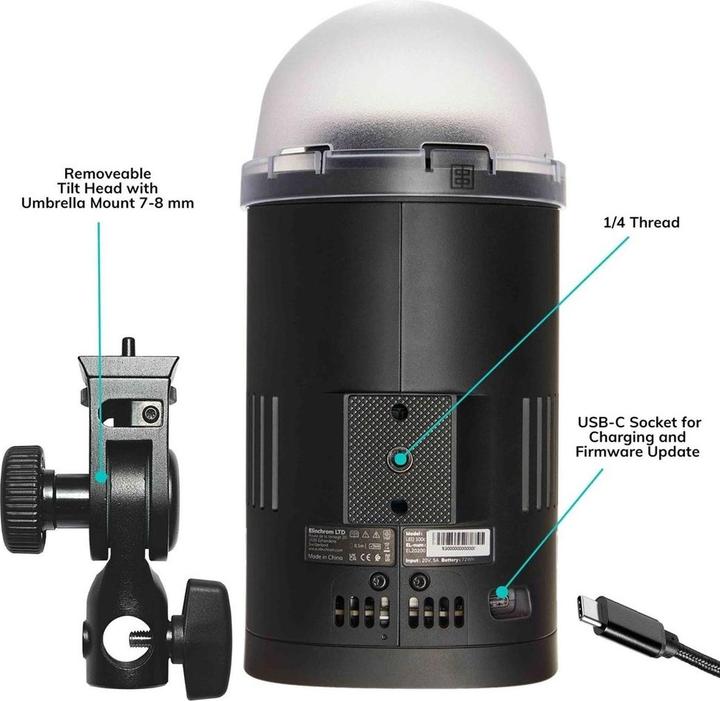 Produktbild Elinchrom LED 100 C Dual Kit (Studioleuchte)