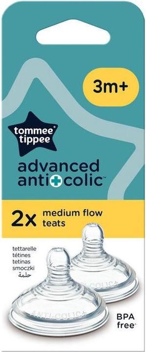 Actual product image Tommee Tippee Advanced Anti Colic Teat (2 x, from 3 M.)