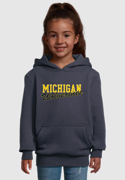 Produktbild Merchcode Kids Michigan Wolverines - Script Basic Hoody - 199043 (122, 128)