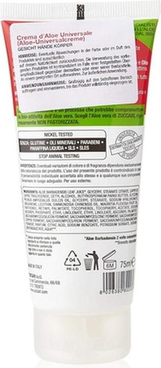 Produktbild Zuccari Crema Universale d'Aloe Creme (Körpermilch, 75 ml)