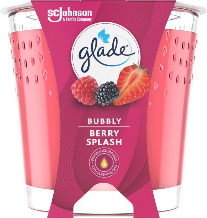 Produktbild Glade Duftkerze Bubbly Berry Splash 129 g