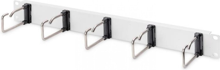 Digitus Cable Management Panel with Steel Rings for 482.6 mm (19") Cabinets, 1U