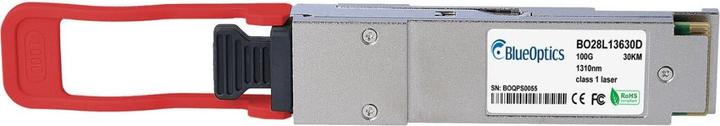 Actual product image BlueOptics Fortinet QSFP28-100G-ER4L Compatible QSFP28 BO28L13630D