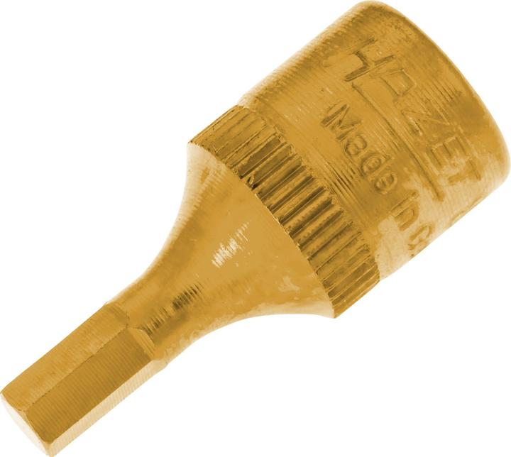 Actual product image HAZET Screwdriver socket 8501-4 ∙ Square, hollow 6.3 mm (1/4 inch) ∙ Inside hexagon profile ∙ 4 mm (4 mm)