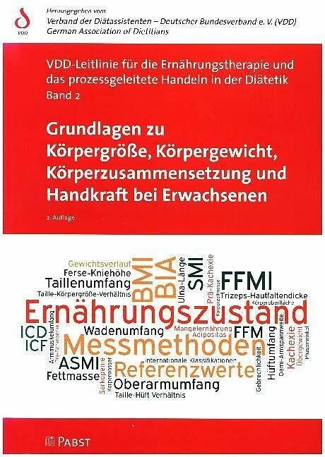 Produktbild Grundlagen zu Körpergrösse, Körpergewicht, Körperzusammensetzung und Handkraft bei Erwachsenen (Deutsch, Pabst Science Publishers, 2017)