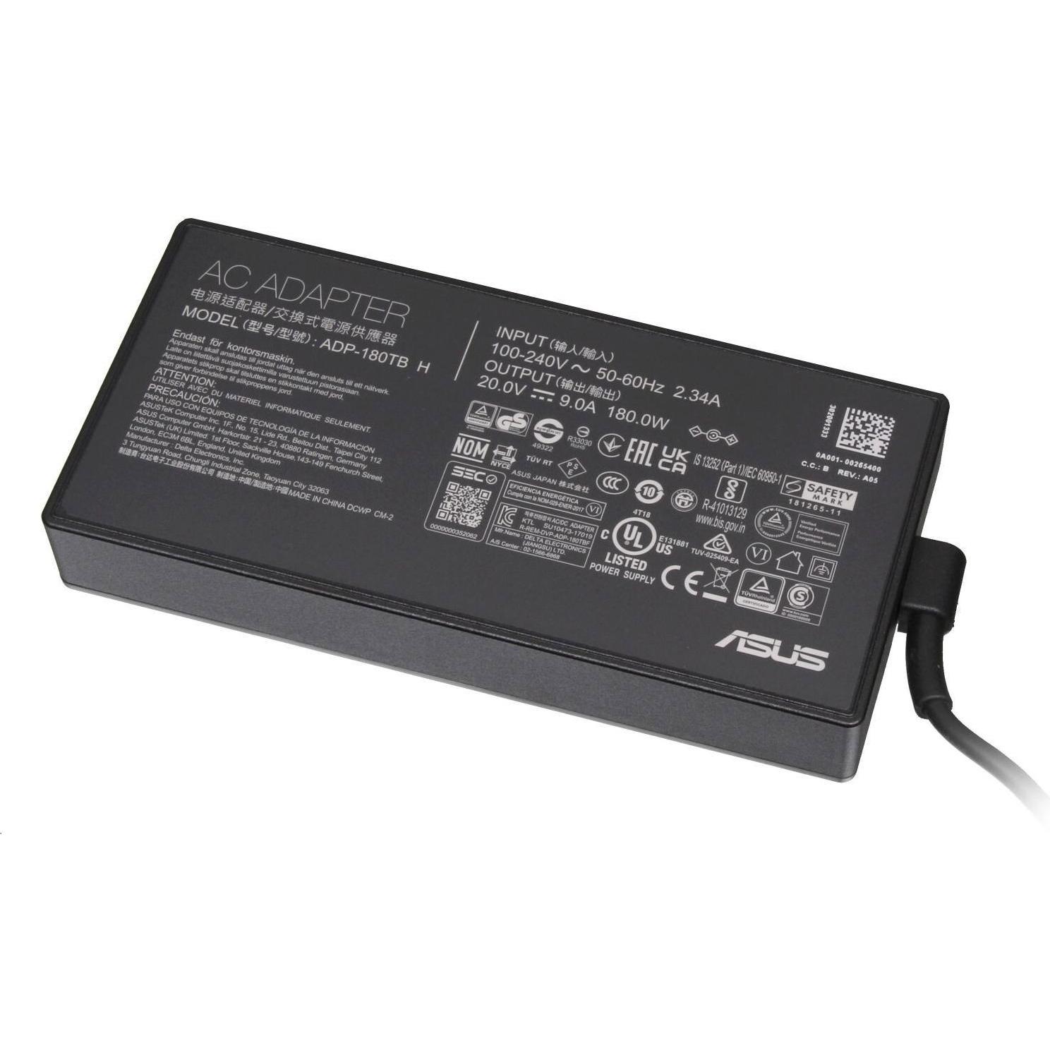 ASUS 0A001-00265400 (180 W), Notebook Netzteil, Schwarz