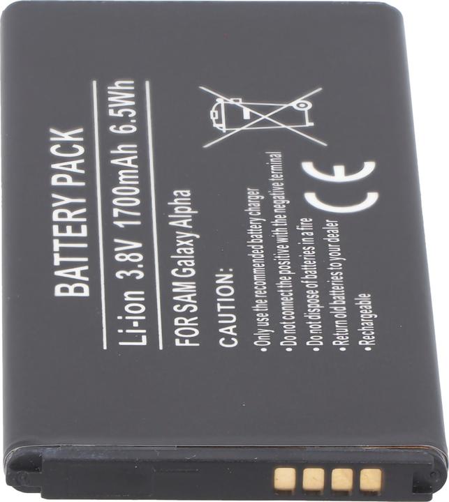 Actual product image AccuCell Akku Galaxy ALPHA EB-BG850G