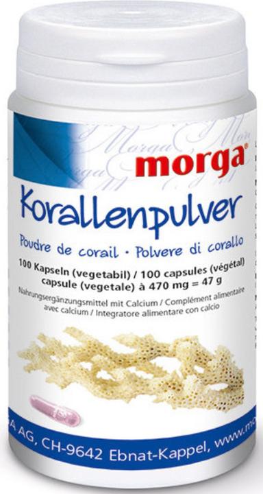 Produktbild Morga Korallenpulver Vegicaps (100 Stück, Pulver, 70 g)