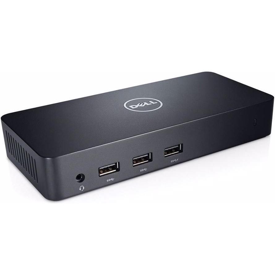 Thumbnail - Dell D3100 EU (USB-B, 3 Ports), Dockingstation + USB Hub, Schwarz