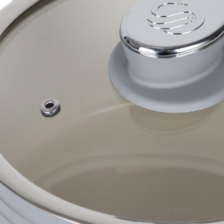 Actual product image Swan Pot set retro RETRO SWPS3020GRN (18 cm, Pan set + pot set, Aluminium)