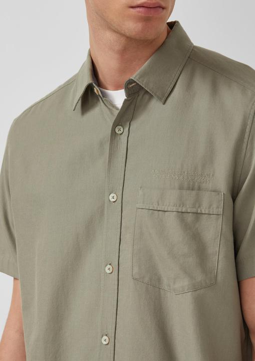 Immagine prodotto s.Oliver Regular Fit: Leichtes Kurzarmhemd mit Stickerei (M)
